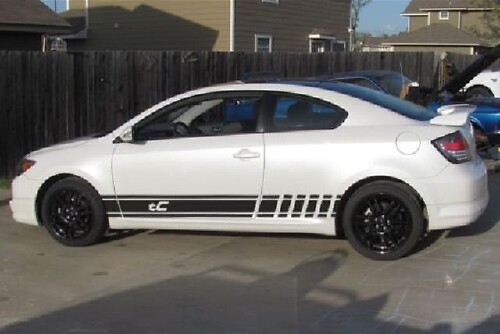 2X meerdere kleurenafbeeldingen tC-symbool Car Racing Vinyl Decal Sticker