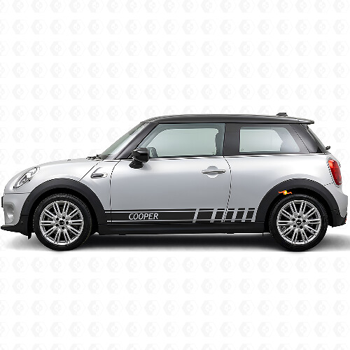 Cooper Lettering Strepen Zij Vinyl Decal Sticker voor MINI Cooper