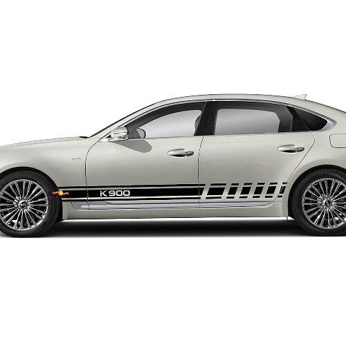 Side Racing Stripes Vinyl Decal Sticker geschikt voor Kia K900
