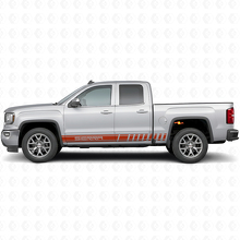 Accentstrepen Zijvinylsticker voor GMC Sierra_4