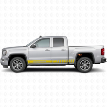 Accentstrepen Zijvinylsticker voor GMC Sierra_5