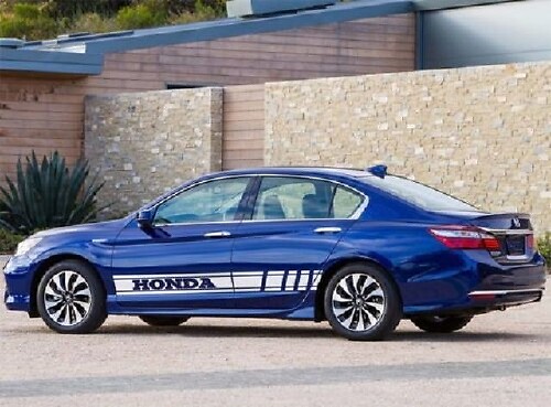 2X Meerdere Kleuren Grafische Honda Accord Civic CR-Z Auto Racing Vinyl Decal Sticker