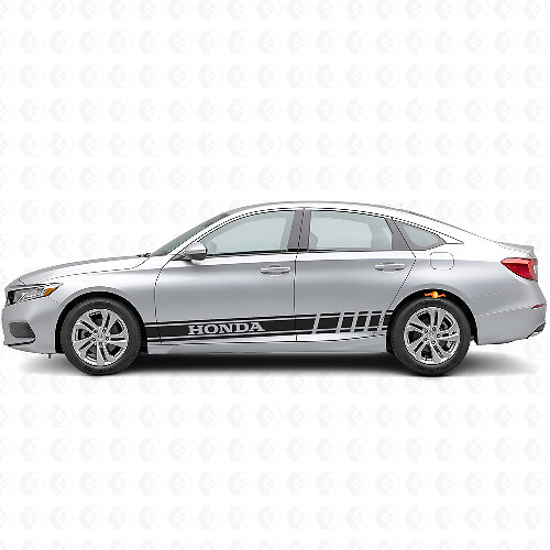 Getinte Racing Strepen Zij Vinyl Decal Sticker voor Honda Accord