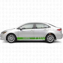 Gemerkt Racing Strepen Zijde Vinyl Decal Sticker voor Toyota Corolla_3