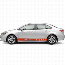 Gemerkt Racing Strepen Zijde Vinyl Decal Sticker voor Toyota Corolla_4