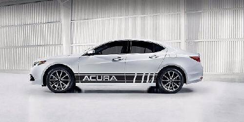 Acura Zijrace Strepen Vinyl Decal Set voor Acura ILX TLX RLX