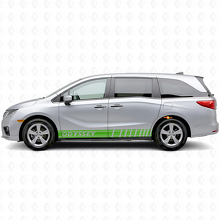 Racing-stijl strepen zij vinyl decal sticker voor Honda Odyssey 2018-2020_3