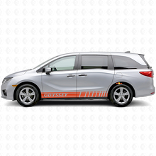 Racing-stijl strepen zij vinyl decal sticker voor Honda Odyssey 2018-2020_4
