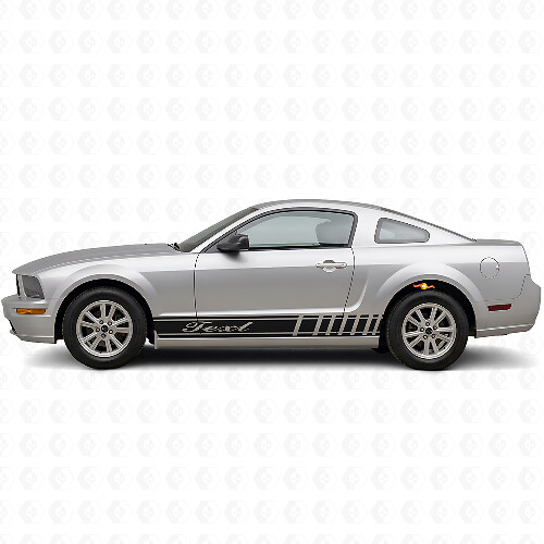 Racing Stijl Custom Strepen Zij Vinyl Decal Kit voor Musclecar Musclecarmodel