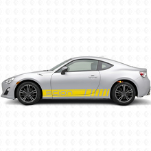 Gemerkt Racing Stijl Strepen Zij Vinyl Decal Kit voor Scion FR-S_5