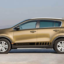 Side Racing Stripes Vinyl Decal Sticker geschikt voor Kia Sportage
 3