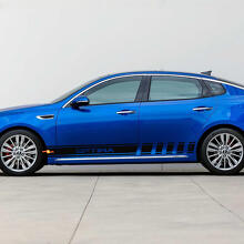 Side Racing Stripes Vinyl Decal Sticker geschikt voor Kia Optima
 3