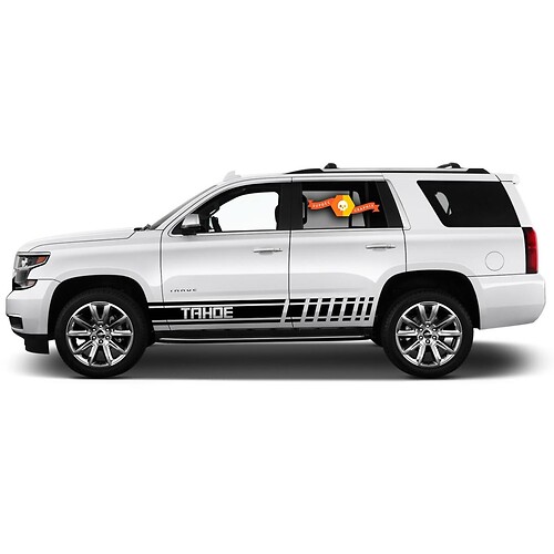 2X meerdere kleuren graphics Chevrolet Tahoe symbool autorace vinyl sticker
