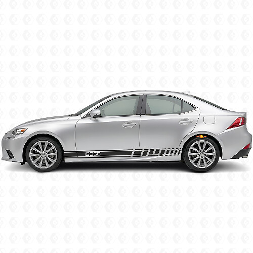 IS350 Logo Racing Strepen Zij Vinyl Decal Sticker voor Lexus IS 2014-2020