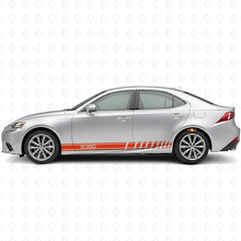 IS350 Logo Racing Strepen Zij Vinyl Decal Sticker voor Lexus IS 2014-2020_4