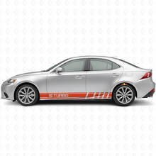 IS Turbo Stijl Strepen Zij Vinyl Decal Sticker voor Lexus IS_4