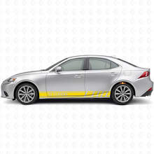 IS Turbo Stijl Strepen Zij Vinyl Decal Sticker voor Lexus IS_5