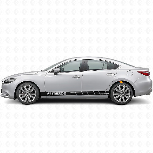 Geëtikte Strepen Zij Vinyl Decal Sticker voor Mazda Mazda3