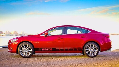 Meerdere kleuren grafische Mazda 3 / Mazda 6 / MX-5 autorace sticker sticker