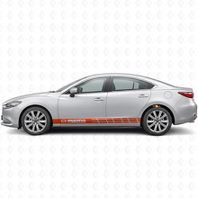 Geëtikte Strepen Zij Vinyl Decal Sticker voor Mazda Mazda3_4