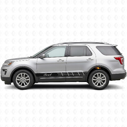 Aangepast Racing Zijstrepen Vinyl Decal Kit voor Musclecar Explorer Expedition