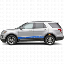 Aangepast Racing Zijstrepen Vinyl Decal Kit voor Musclecar Explorer Expedition_2