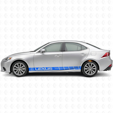Racing zijstrepen vinyl decal set voor Lexus IS 200t 250 300_2