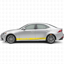 Racing zijstrepen vinyl decal set voor Lexus IS 200t 250 300_5