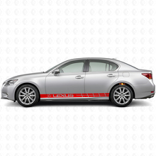 Racing Zijstrepen Vinyl Decal Set voor Lexus GS 350 F Sport / GS 450h_4