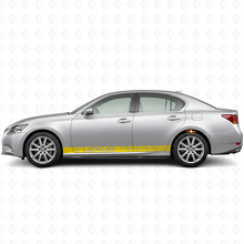 Racing Zijstrepen Vinyl Decal Set voor Lexus GS 350 F Sport / GS 450h_5