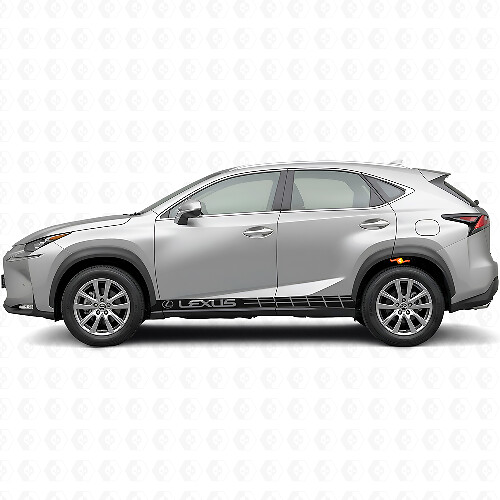Racing Zijstrepen Vinyl Decal Kit voor Lexus NX 200t NX 300h_1