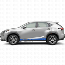 Racing Zijstrepen Vinyl Decal Kit voor Lexus NX 200t NX 300h_2