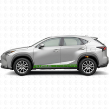 Racing Zijstrepen Vinyl Decal Kit voor Lexus NX 200t NX 300h_3