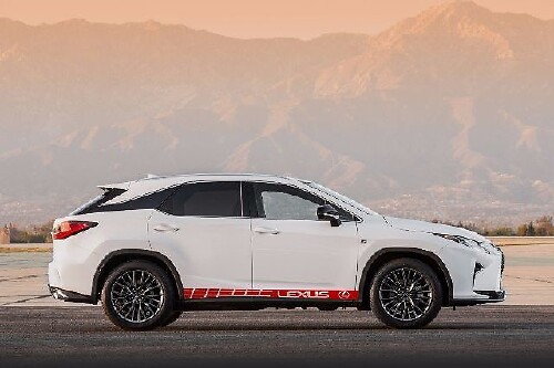 Meerdere kleuren grafische afbeeldingen RX 350 / RX 350 F Car Racing Art Decal Sticker