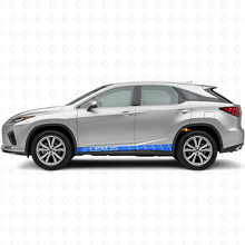 Racing Style Strepen Zijkant Vinyl Decal Kit voor Lexus RX 350_2