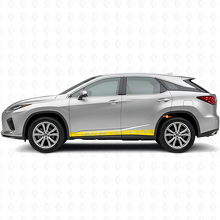 Racing Style Strepen Zijkant Vinyl Decal Kit voor Lexus RX 350_5