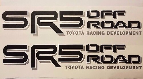 SR5 Offroad Zijdecalset voor Toyota Tacoma Tundra