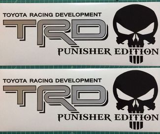 Toyota TRD Truck Off-Road Racing Tacoma Tundra The Punisher Decals Sticker Sticker