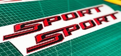 Sportzijde Vinyl Decal voor Musclecar F-150 2015-2016