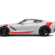 Corvette zijdeur en achterste spatbordstrepen voor Chevy Corvette
 2