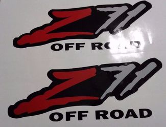 Z71 off-road stickers sticker, silverado tahoe GM sierra (SET)