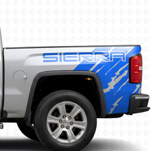 Bedrukte Verweerde Stijl Vinyl Decal Kit voor de Zijwand van de GMC Sierra 2016_2