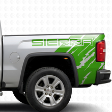 Bedrukte Verweerde Stijl Vinyl Decal Kit voor de Zijwand van de GMC Sierra 2016_3