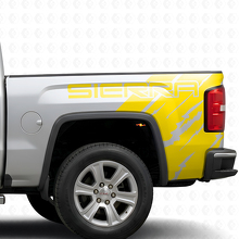 Bedrukte Verweerde Stijl Vinyl Decal Kit voor de Zijwand van de GMC Sierra 2016_5