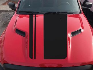 2015-2017 Dodge Ram Rebel Black Out Hood Truck Vinyl Sticker Grafische Opties Kleur