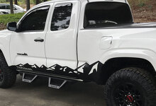Mountain Style Rockerpaneel Vinyl Decal Kit voor Toyota Tacoma 2004-21_2