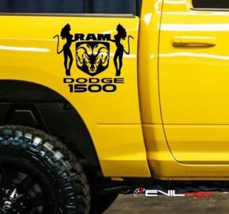 Dodge Ram 1500 RT HEMI Truck Bed Box grafische sticker sticker kit custom mopar