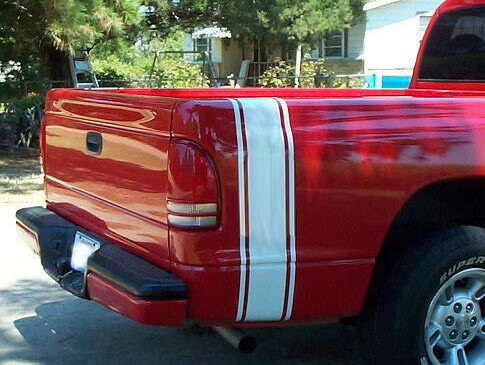 Racingstrepen Zij Vinyl Decal Kit Universeel Voor Vrachtwagens