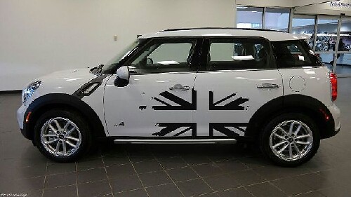 Britse vlag Britse Mini Cooper grafische sticker sticker noodlijdende vrachtwagen voertuig vinyl