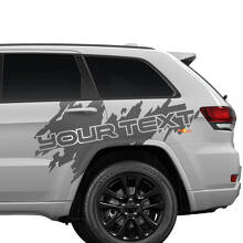 Custom Tekst Spatbord Achterdeur Zijgrafiek Vinyl Sticker Decal voor Jeep Cherokee Trailhawk_2